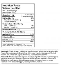 LeanFit organic vanilla plant protein powder 2 kg