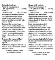 webber naturals Vitamin K2+D3 120 mcg / 1 000 IU - 220 gélules