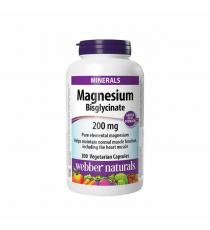webber naturals Magnesium Bisglycinate 200 mg - 300 Capsules