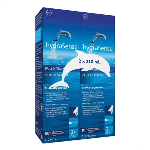 Hydrasense Medium Stream Nasal Spray 2* 210 ML