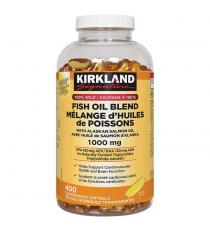 Kirkland Signature - Huile de poisson sauvage à 100 % 400 gélules