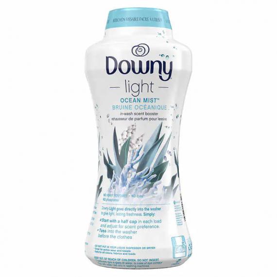 Downy - Booster de parfum Light Ocean Mist pour le lavage 963g