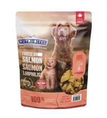 NutriBites - friandises pour chiens et chats au saumon lyophilisé 520 g
