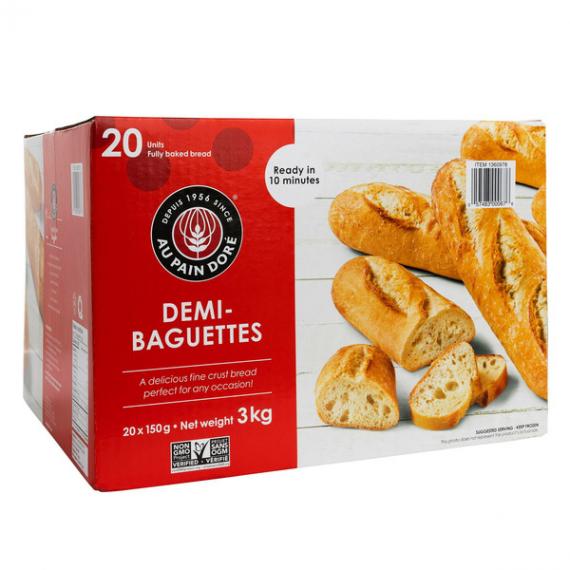 DEMI-Baguettines, 20X150 g (3 Kg)