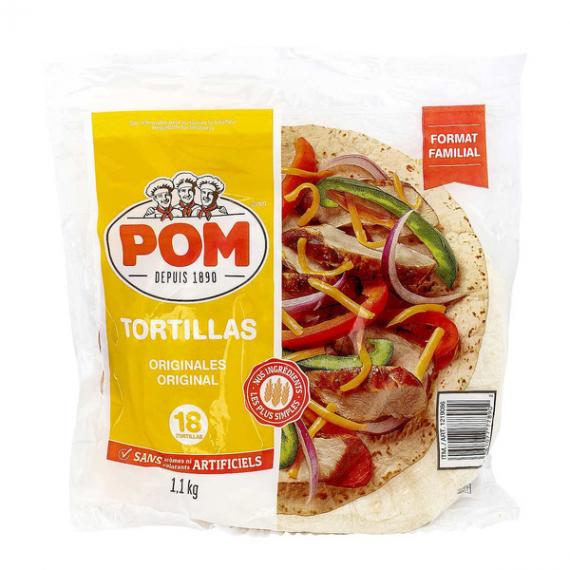 POM d'Origine Tortillas 1.1 kg (18 Tortillas)