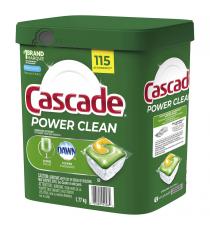 Cascade Power Clean - Détergent pour lave-vaisselle, 115 ActionPacs
