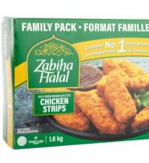 Zabiha - Frozen Halal Chicken Breast Strips 1.6 kg