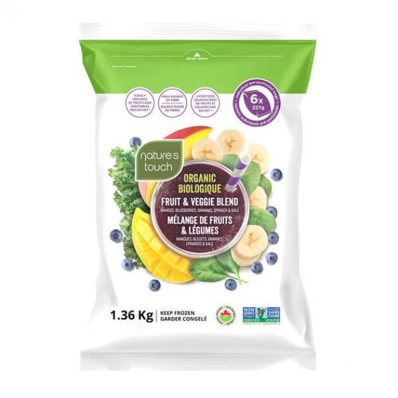 Nature's Touch - Mélange de fruits et légumes biologiques 1.36 Kg