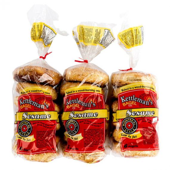 Kettleman's Bagel - Bagels au sésame 3 ct