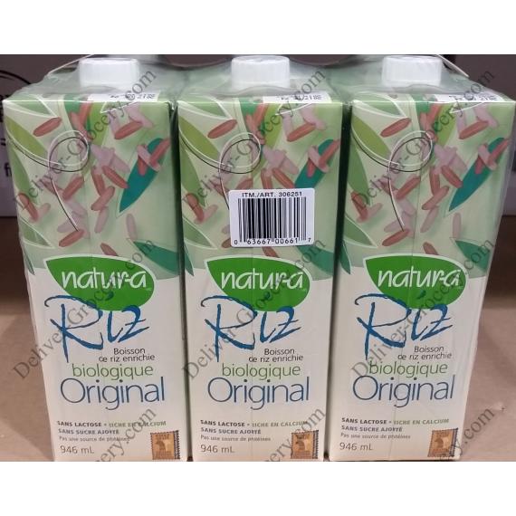 Natur-a Organic Fortified Rice Drink 6 x 946 ml