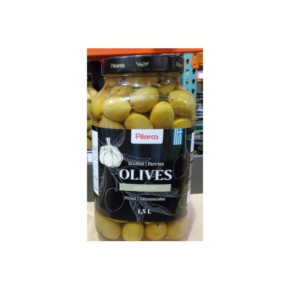 Pilaros - Olives à l'ail 1,5 L