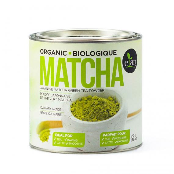 ELAN - Poudre de thé vert matcha japonais biologique, 250g