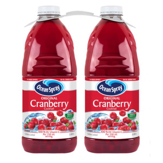 Ocean Spray cocktail aux canneberges 2 x 2.83 L