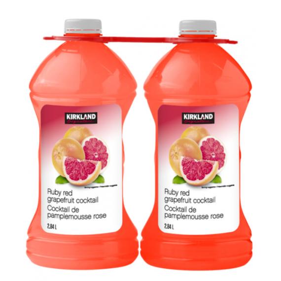 Kirkland Signature Ruby Red Grapefruit Cocktail 2 x 2.84 L