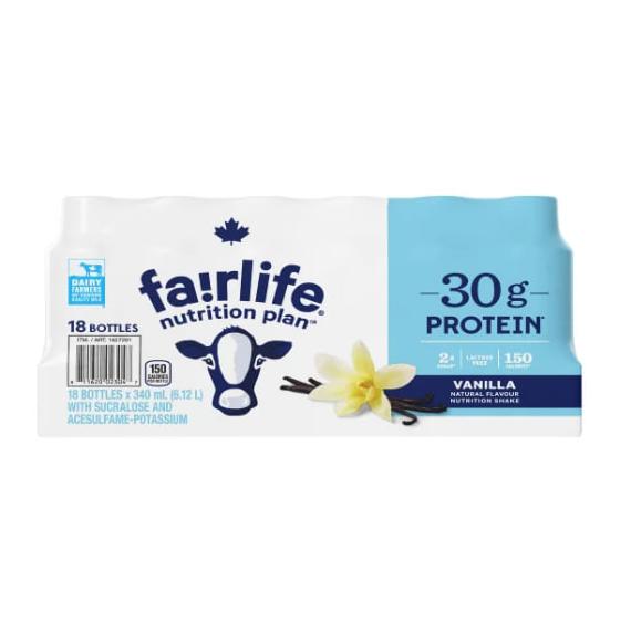 Fairlife protéine lait frappé chocolat 18 x 340 ml