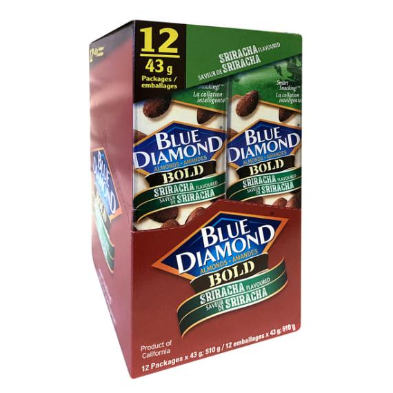 Blue Diamond - Amandes Sriracha 12 × 43 g