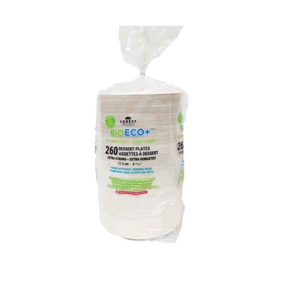 Assiettes à dessert Forest For Climate, 6,75 pouces de diamètre, lot de 260