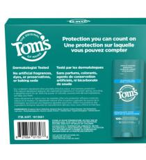 Tom’s of Maine Natural Deodorant for Men and Women, 3 x 92g