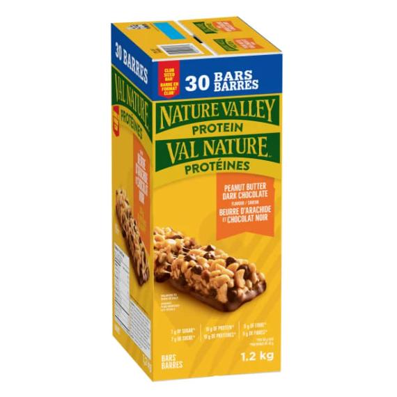 Nature Valley - Barres protéinées à croquer 30 x 40 g