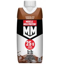 Muscle Milk Protein - Shake protéiné au chocolat, 18 x 330 ml