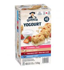 Quaker - Barres granola au yogourt 40 x 35 g