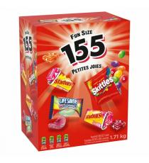 Bonbons assortis, 155 unités, 1,71 kg