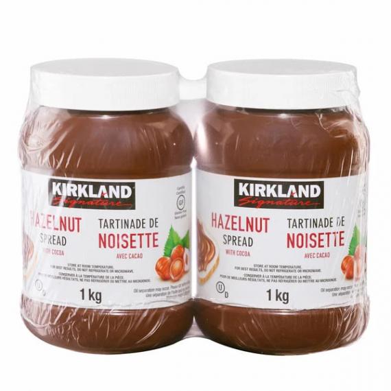 Tartinade aux noisettes Kirkland Signature 2 × 1 kg