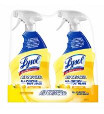 Lysol Lemon Scent Advanced All Purpose Cleaner Trigger 2 x 946 ml