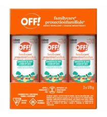 OFF! Family Care Insect & Mosquito Repellent 3 x 170 g