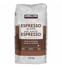 Kirkland Signature Whole Bean Coffee Espresso Blend 1.13 kg