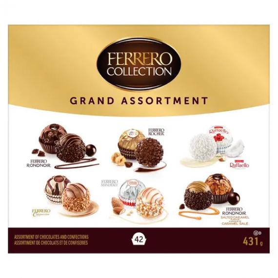Ferrero Rocher - Grand assortiment de chocolats et confiseries 431 g