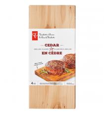President's Choice Cedar Grilling Planks 4x1.0 ea
