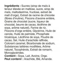 Fibre 1 - Barres tendres à saveur avoine et chocolat, 36 × 35 g , 1.26 kg