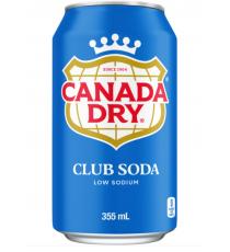 Canada Dry Club Soda 24 × 355 mL
