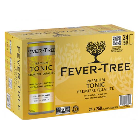 Fever-Tree - Tonique 24 x 250 mL (format canette)