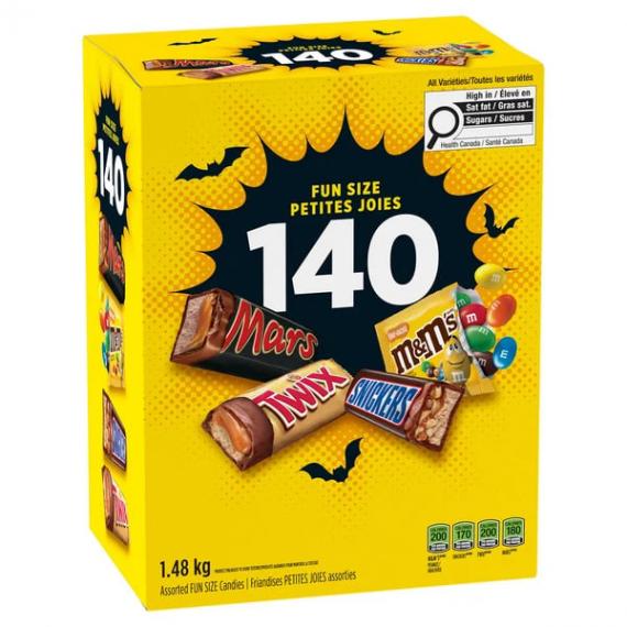 Mars Assorted Fun Sized Chocolate Candy, 1.48 kg