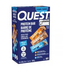 Quest - Assortiment de barres protéinées, 14 x 60 g