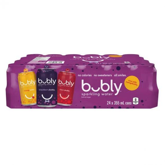 Bubly Sparkling Water Beverage, 24 × 355 mL