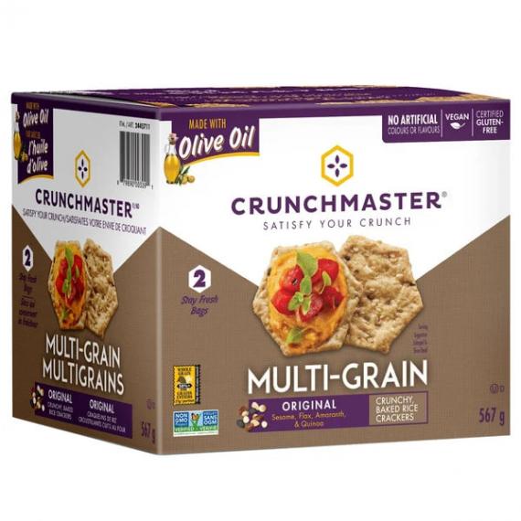 CRUNCHMASTER MULTIGRAIN OLIVE OIL CRACKER P245 567 g