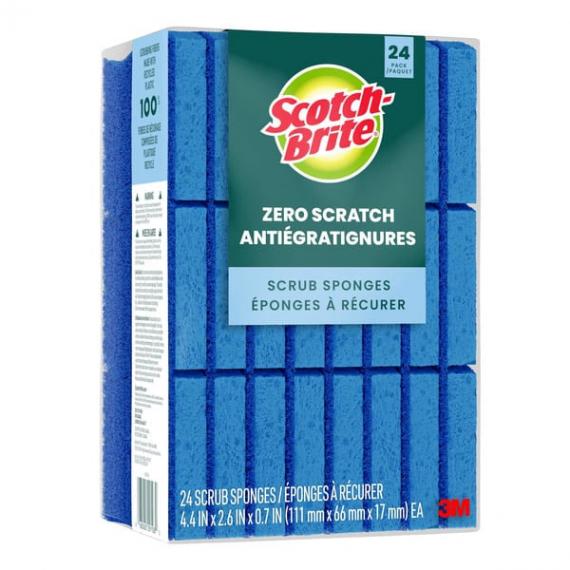 Scotch-Brite Éponges zéro rayure, 2,6 x 4,4 x 0,7 po