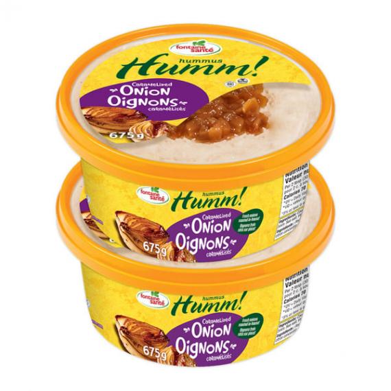 Fontaine Santé Hummus Caramelized Onion Dip 2 x 675 g