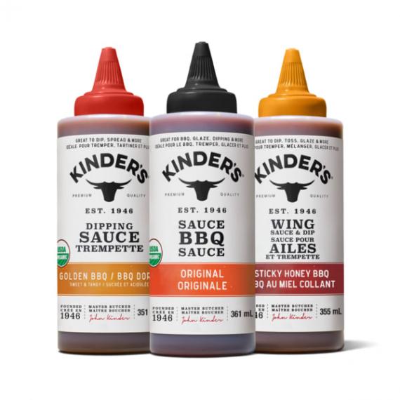 Kinder's - Trio de sauces BBQ, 1,07 L