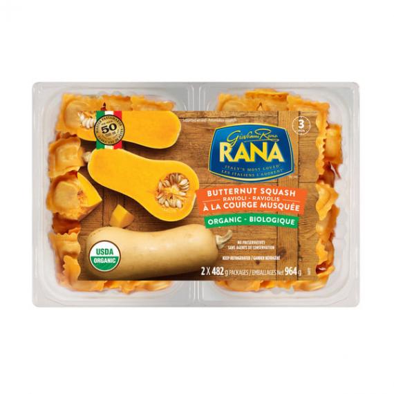 Giovanni Roma Rana - Raviolis à la courge butternut bio 2 x 482 g