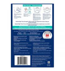 Breathe Right - Bandes nasales extra-fortes transparentes 72 ct