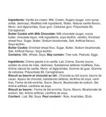Leclerc Célébration - Sandwichs à la crème glacée vanille 20 x 90 ml