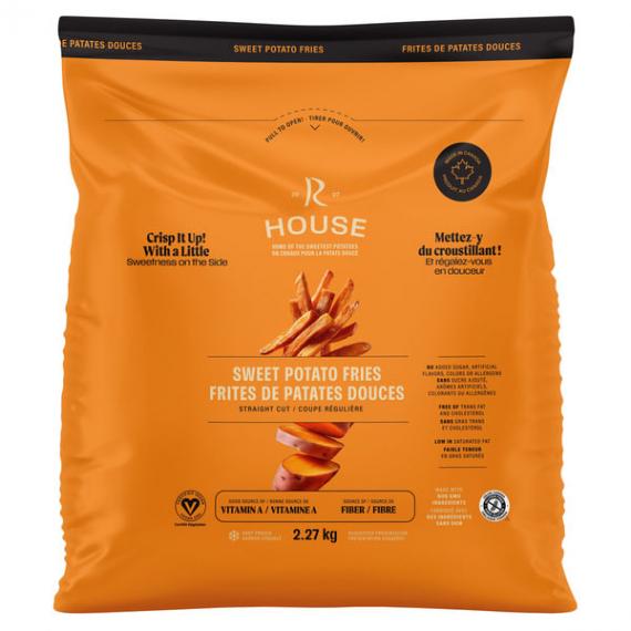 Russet House - Frites de patates douces coupées droites 2,27 kg
