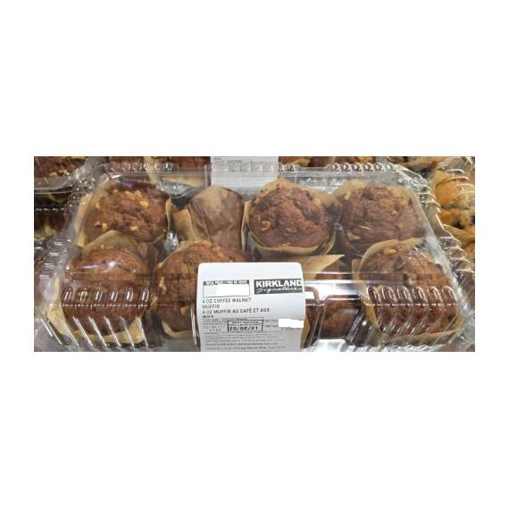 Coffee Walnut Muffin with Butter and Milk 850 g, 8 units