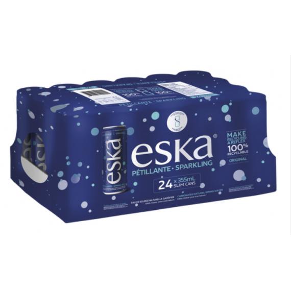 Eska P96 Canned Carbonate Sparkling Water 24 x 355 ml