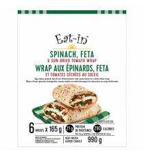 Wrap épinards et blancs d'œufs 6 x 165 g