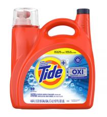 Tide - Lessive Advanced Power 89 lavages - 4.64 L - Avec Oxi